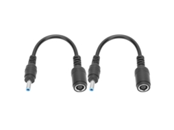 Adaptadores hembra a macho HP/Dell rectos y codos 7,4x5,0 mm a 4,5x3,0 mm S/MARCA