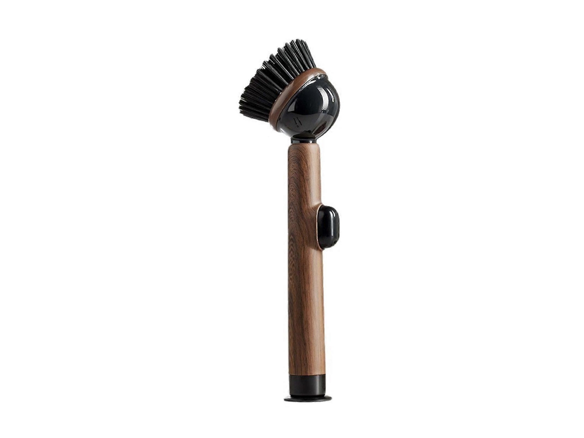 Pincel De Aço Com Cabo Longo Ergonômico E Dispensador De Detergente