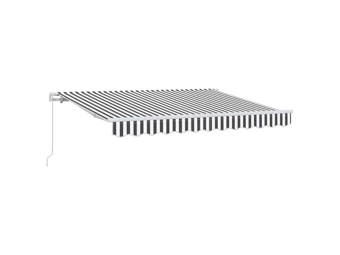 Toldo Retrátil Manual Antracite 250 X 200 Cm Tecido MAISON EXCLUSIVE