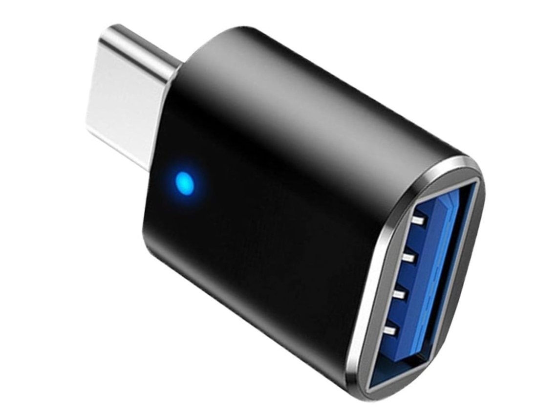 Adaptador, Usb c para Usb 3.0 Receptáculo Preto AOZORZ