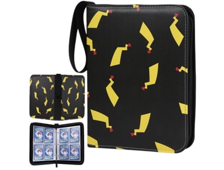 Álbum Pokémon Tcg V Reel Em Couro Pu Com Zíper | 400 Cartas | Hlx 061