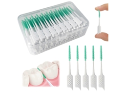Conjunto De 150 Escovas Interdentais De Silicone Macio Para Aparelhos Ortodônticos E Limpeza Dos Dentes – Compatíveis Com Aparelhos Ortodônticos.