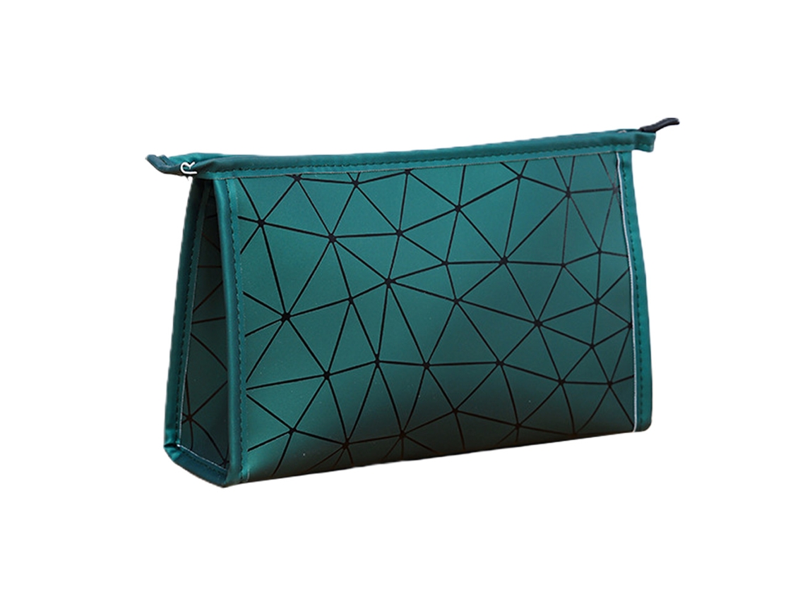 Bolsa de Maquilhagem Diamantada Portátil Grande Capacidade Impermeável e Multifuncional Pu RNEMITERY