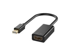 Adaptateur Mini Displayport (mini Dp) Versus Hdmi, 4k (preto) (thunderbolt)