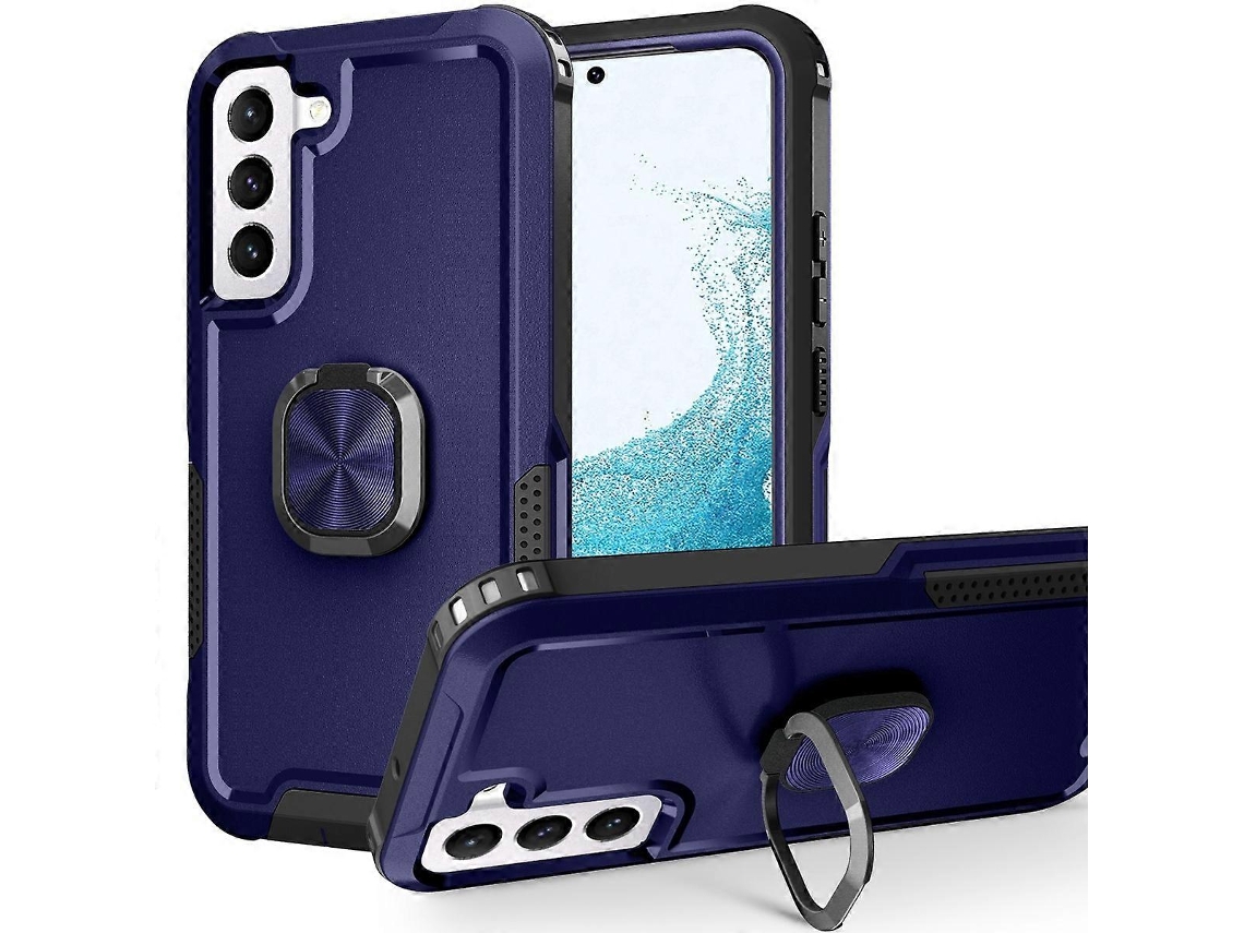 Suporte De Anel 3 Em 1 Para Samsung Galaxy S22 5g Com Capa De Pc Tpu