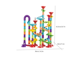 Set De Carrera De Canicas 3d Com 113 Peças Bloques Stem Brinquedo Educativo Para Crianças 3+