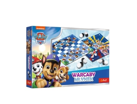 Jogo De Damas E Moinho Da Patrulha Canina Trefl 02798 Trefl Gry