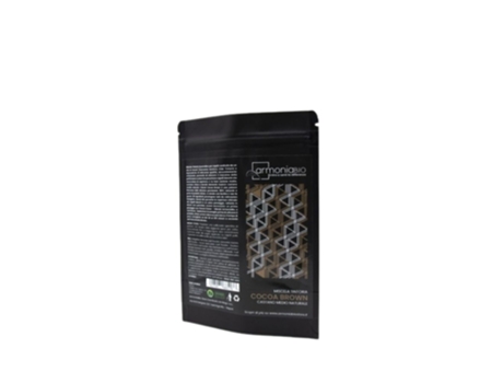 Armoniabio Henné Cacau Castanho Castanho Médio Natural 100g Armonia Bio
