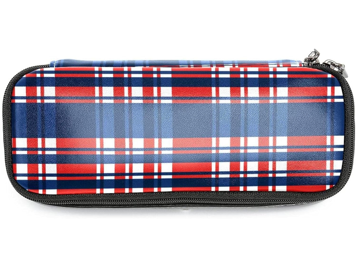 Stojo Quadriculado, Vermelho, Branco E Azul