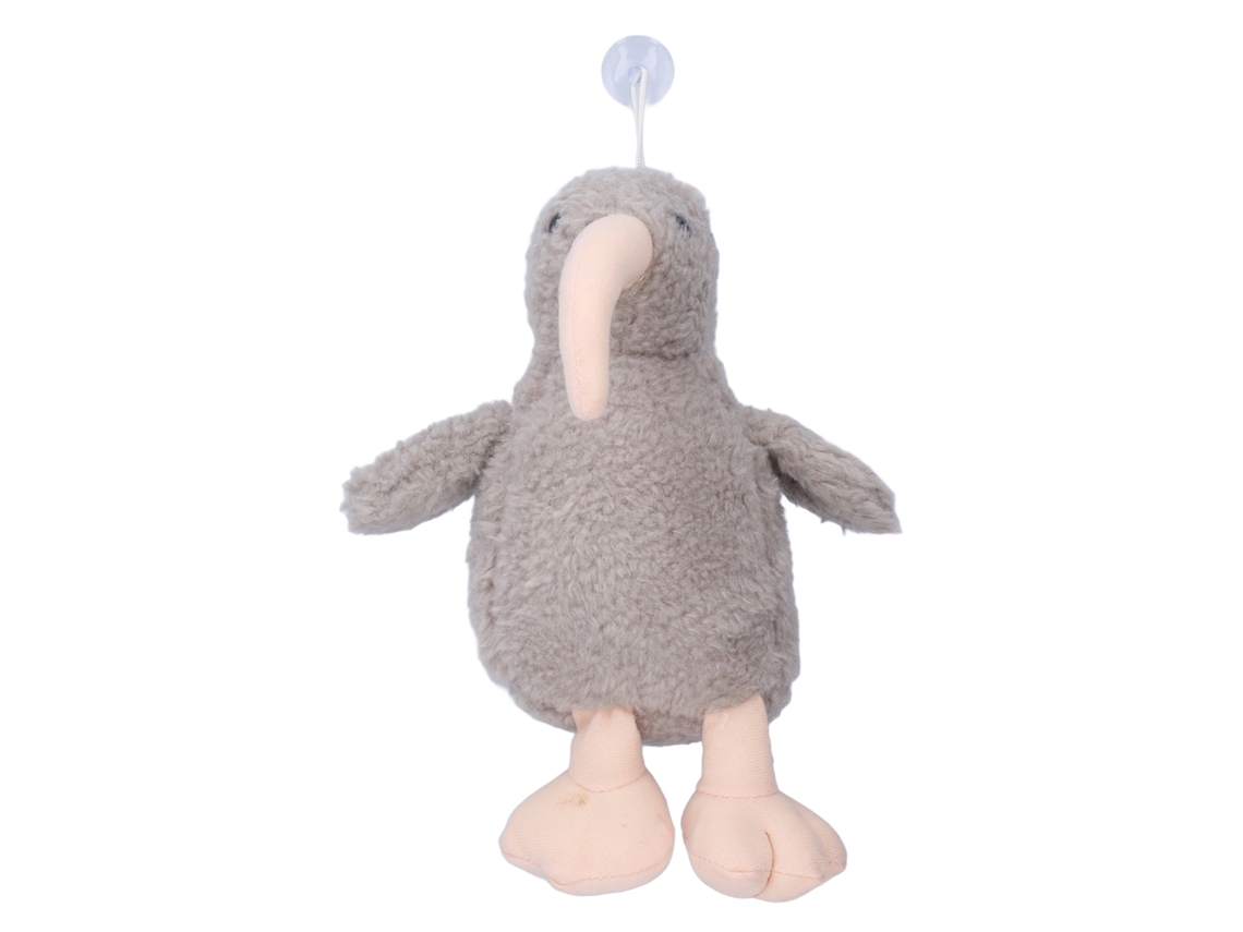 Brinquedo De Pelúcia De Ave Animal Fofo Presente Perfeito Decorativo Cinza 22cm