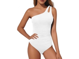 Maiô Monokini Feminino de um Ombro Só com Controle de Abdômen e Alças. SFUSHOS