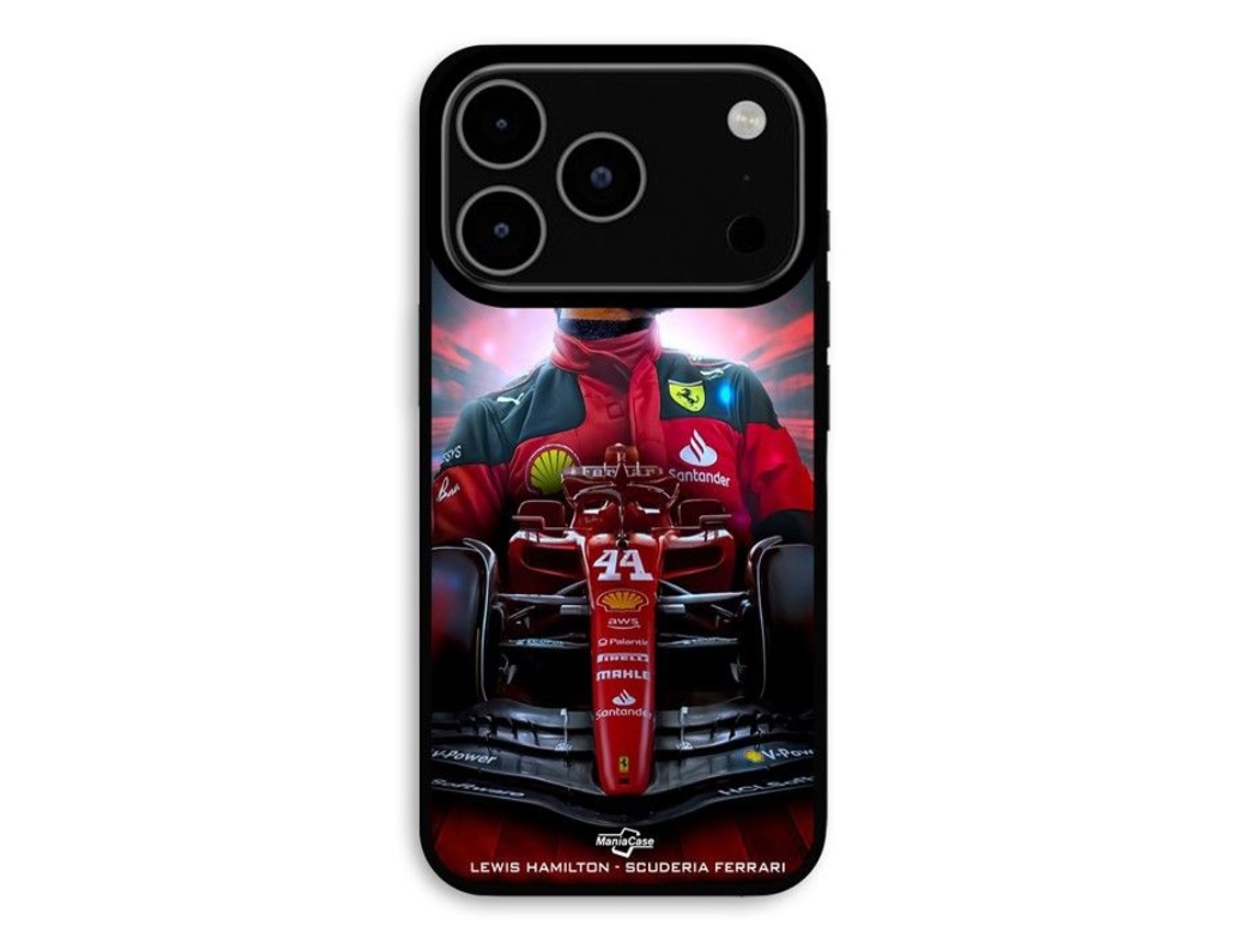 Capa Para Iphone 17 Pro Max Lewis Hamilton Ferrari Oficial Maniacase