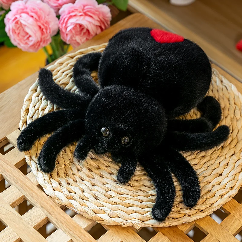 (preto, 25cm) Aranha De Pelúcia, Brinquedo De Pelúcia Adorável