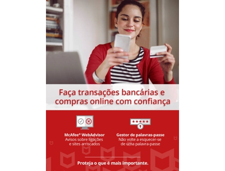 Software MCAFEE Total Protection (10 Dispositivos - 1 ano - PC, Mac, Smartphone e Tablet - Formato Digital)