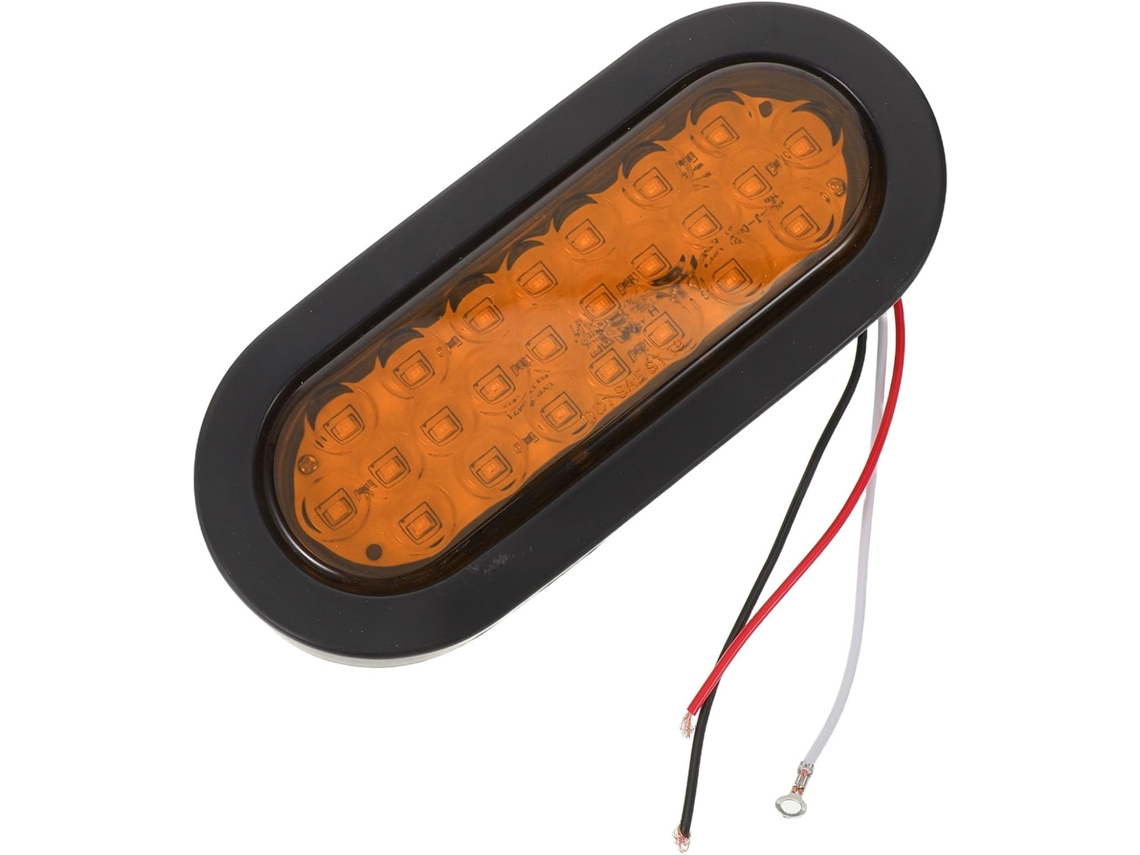 Luz Estroboscópica De Led, Luz De Advertência Anticolisão, À Prova D Água 12v, Amarela, E Luz De Freio Para Caminhões