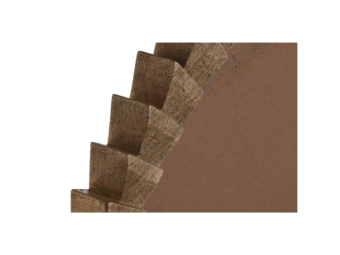 Espelho De Parede Home Esprit Natural Moderno 75 X 3 X 75 Cm