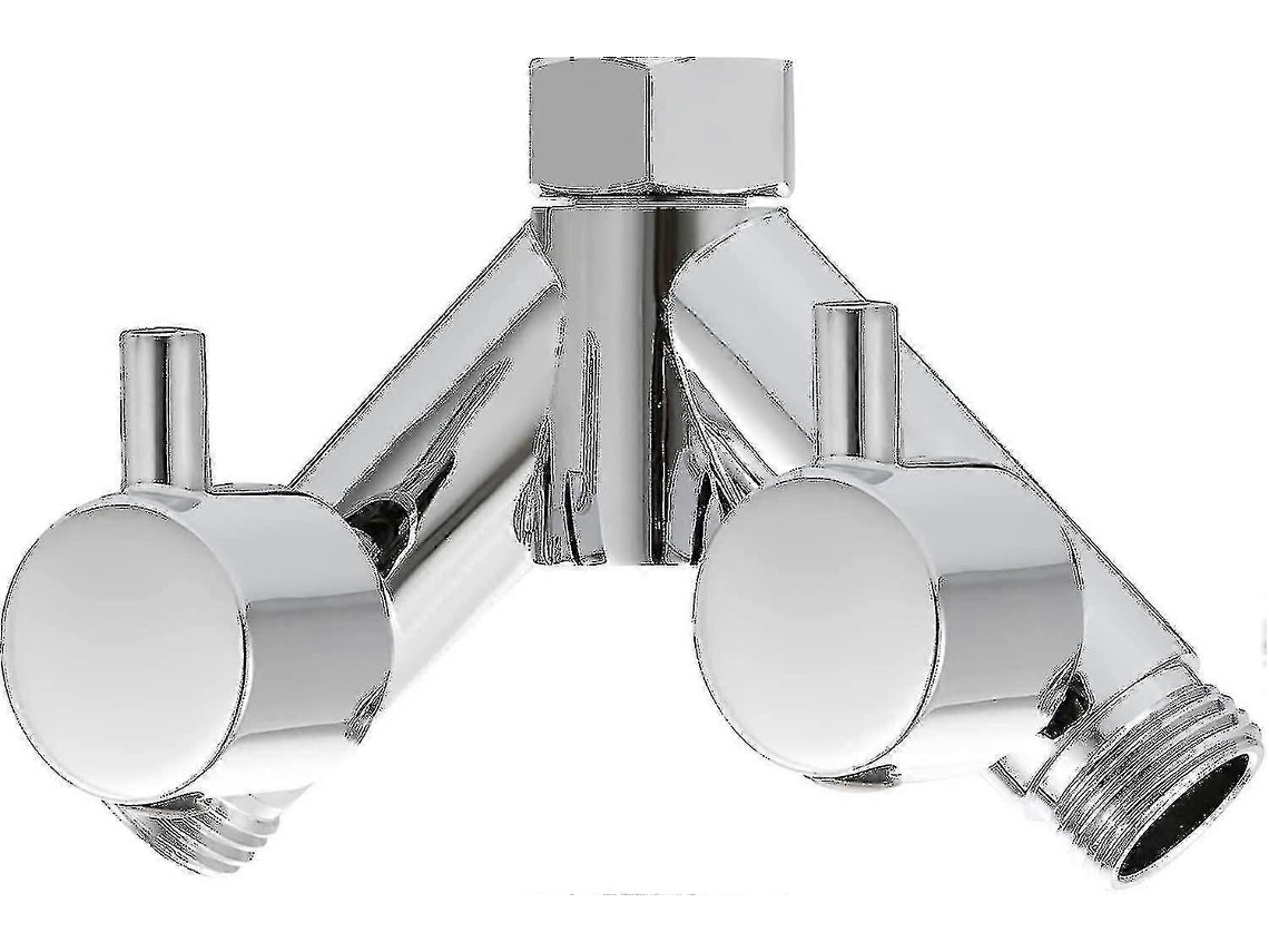 Válvula Desviadora De Latão Para Chuveiro, 2 Vias, Em Formato Y, 1/2", Para Mangueira E Chuveiro, Cromada