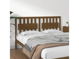 Vidaxl Cabeceira De Cama 155,5x4x100 Cm Pinho Maciço Castanho Mel