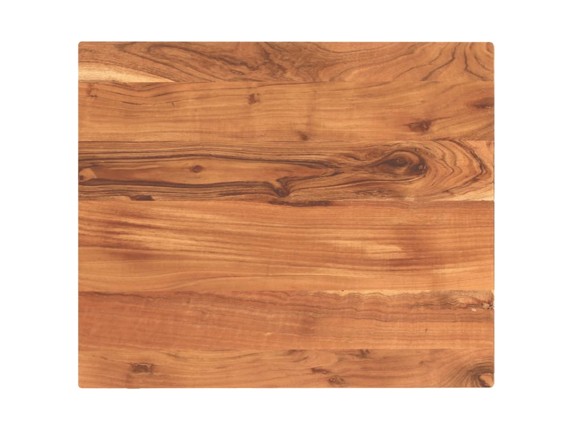 Tampo de mesa VIDAXL Marrom Madeira de acácia (60x50x3.8 cm)