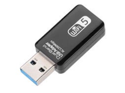 Adaptador Usb De Banda Dupla Wifi5 Ac1200mbps 2,4 Ghz 5,8 Ghz Placa De Rede Sem Fio Interface Usb3.0 Slowmoose