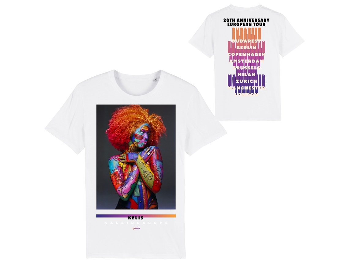 Kelis Kaleidoscope Tour Unisex T shirt ROCKINSTONE Unisex Adults Best Sellers Size:l