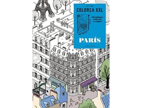 Livro Colorea Xxl Paris de Larousse Editorial (Espanhol)