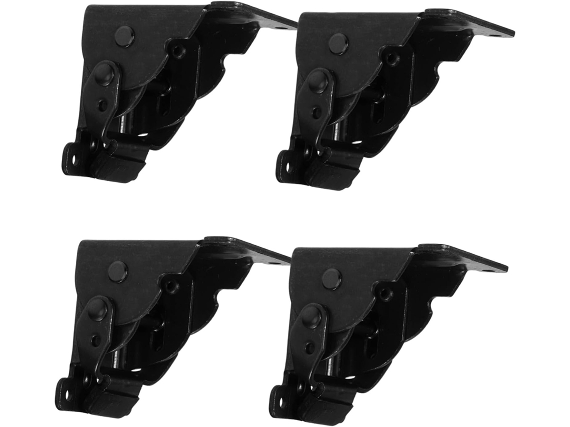 Conjunto De 4 Dobradiças Metal Com Trava Para Pés Mesa Dobrável,