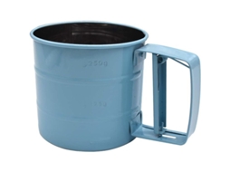 Cernidor De Acero Inoxidable Con Malla Fina Para Harina Manual Sifón Para Hornear Tamizador De Polvos