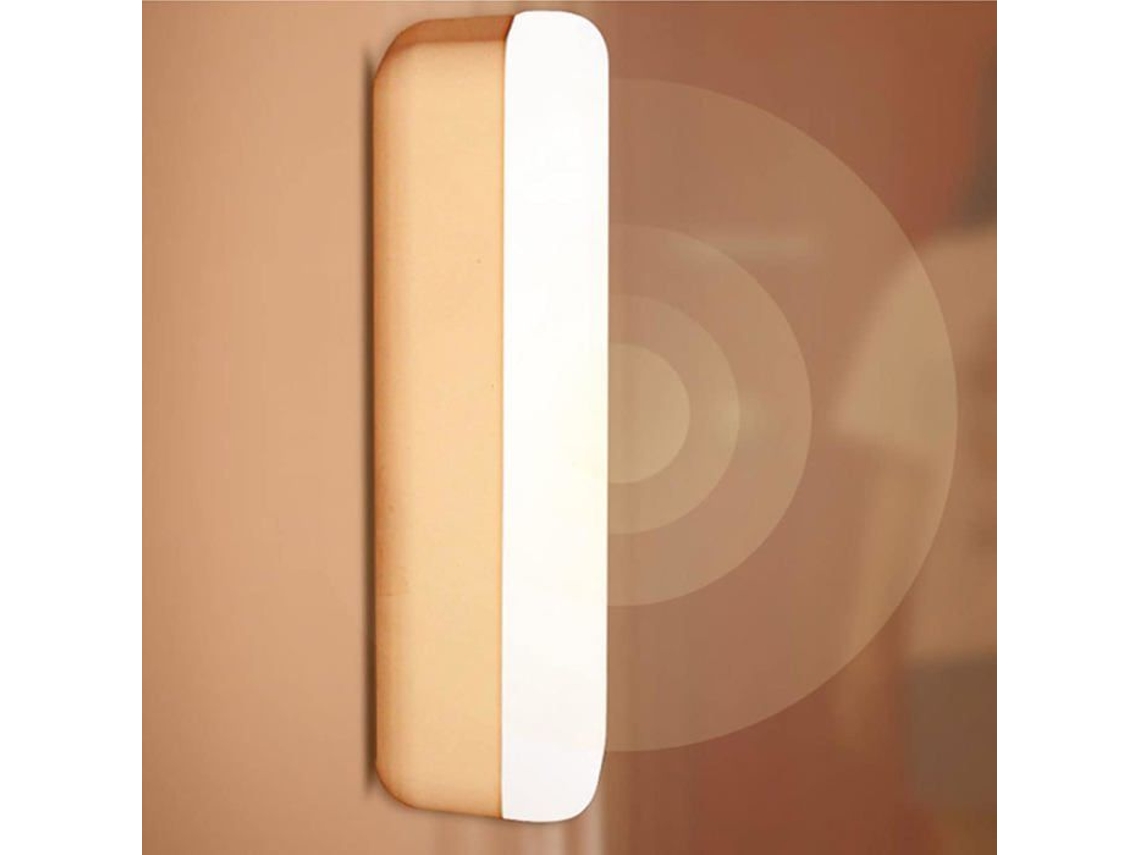 Luz Led Com Sensor De Movimento, Recarregável, Usb, Sem Fio, Branco Quente Para Armário, Cozinha, Escada