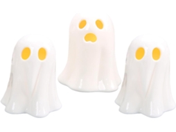 Fantasma Decorativo Iluminado | Conjunto De 3 Peças De Enfeites Colecionáveis