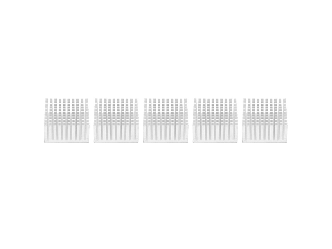 Dissipador de Calor Alumínio 5pcs Placa Pcb 40x20x40mm