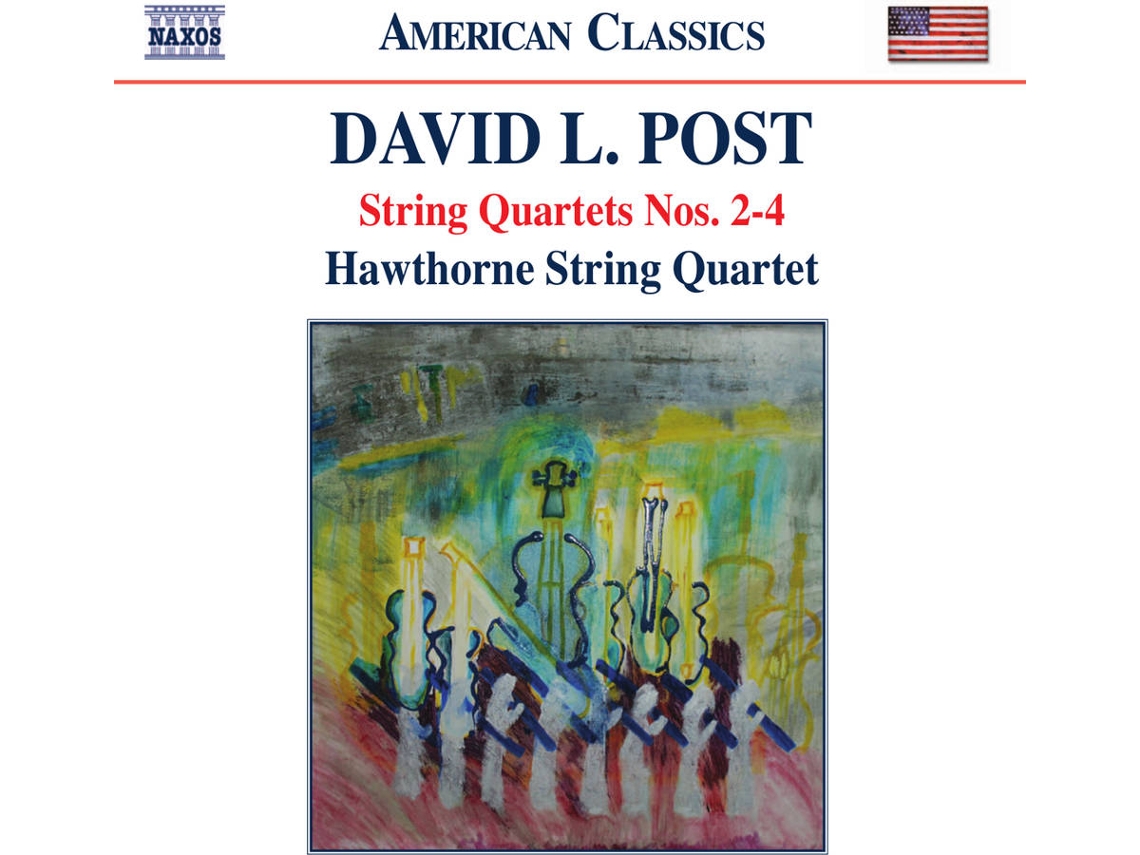 CD David L. Post, Hawthorne String Quartet - String Quartets Nos. 2,4