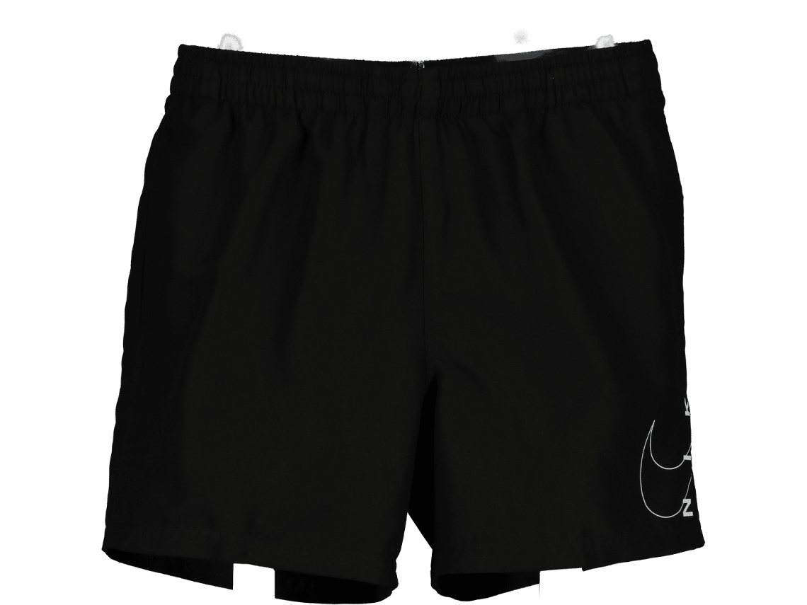 Shorts Split Logo Lap 4 Volley Preto Masculino Nike