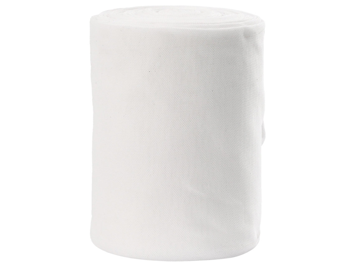 Conjunto 1 Tubo De Drenagem Moderno Vidaxl Branco Tecido (16 X 2000 Cm)