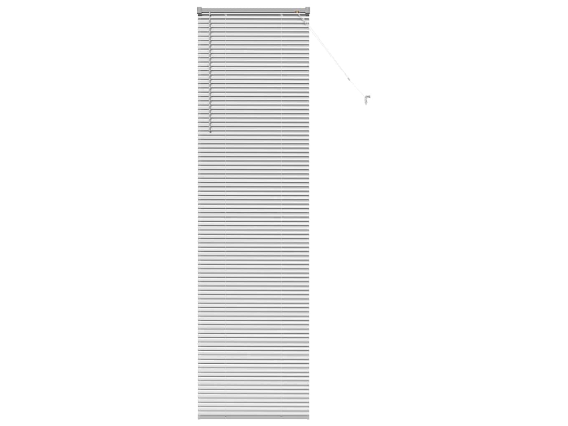 Conjunto 1 Persianas Venecianas Vidaxl Prateado Alumínio (220 X 55 Cm)