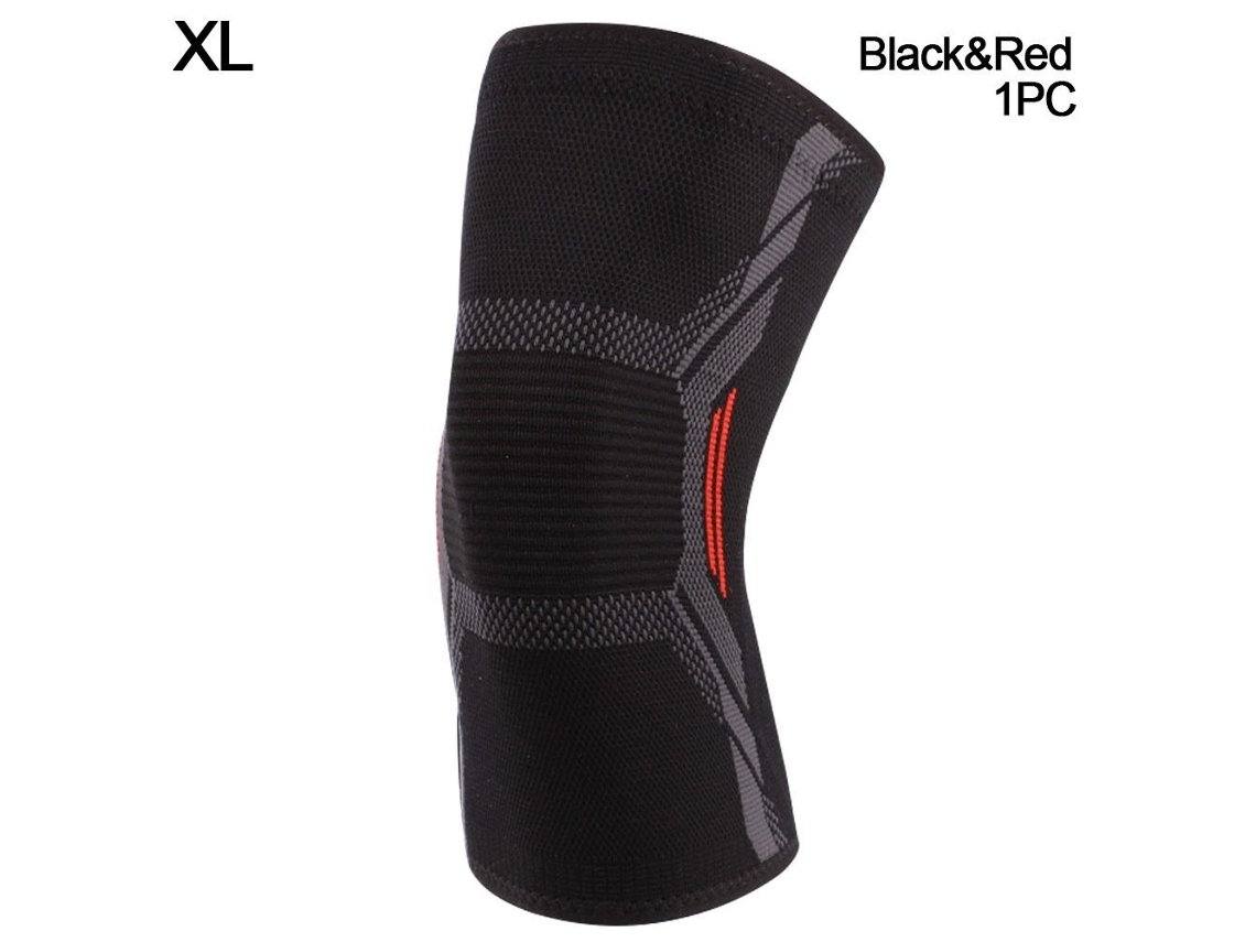 Joelheiras Esportivas Joelheiras De Compressão Blackred Xl Joelho Blackr Blackr Aquaforge