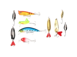 Kit Isca Artificial Pequena Pesca com Gancho Reutilizável