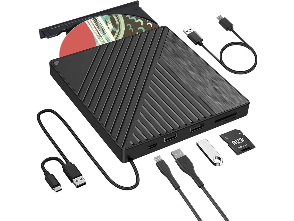 Unidade de Dvd Externa, de Usb AQUAFORGE