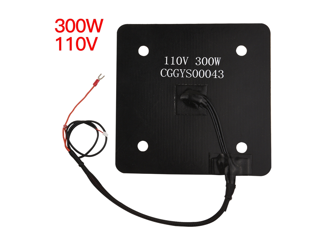 Cama aquecida de silicone 220x220mm 300W 110V com isolamento para Artillery Genius