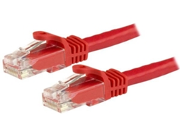 Cabo de Rede STARTECH (RJ45 - 3 m - Vermelho)