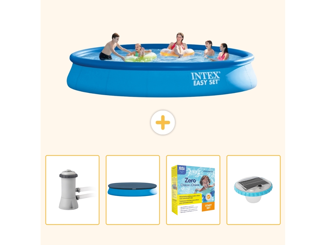 Intex Piscina Easy Set Redonda - 457x84 Cm - 5-peças S178
