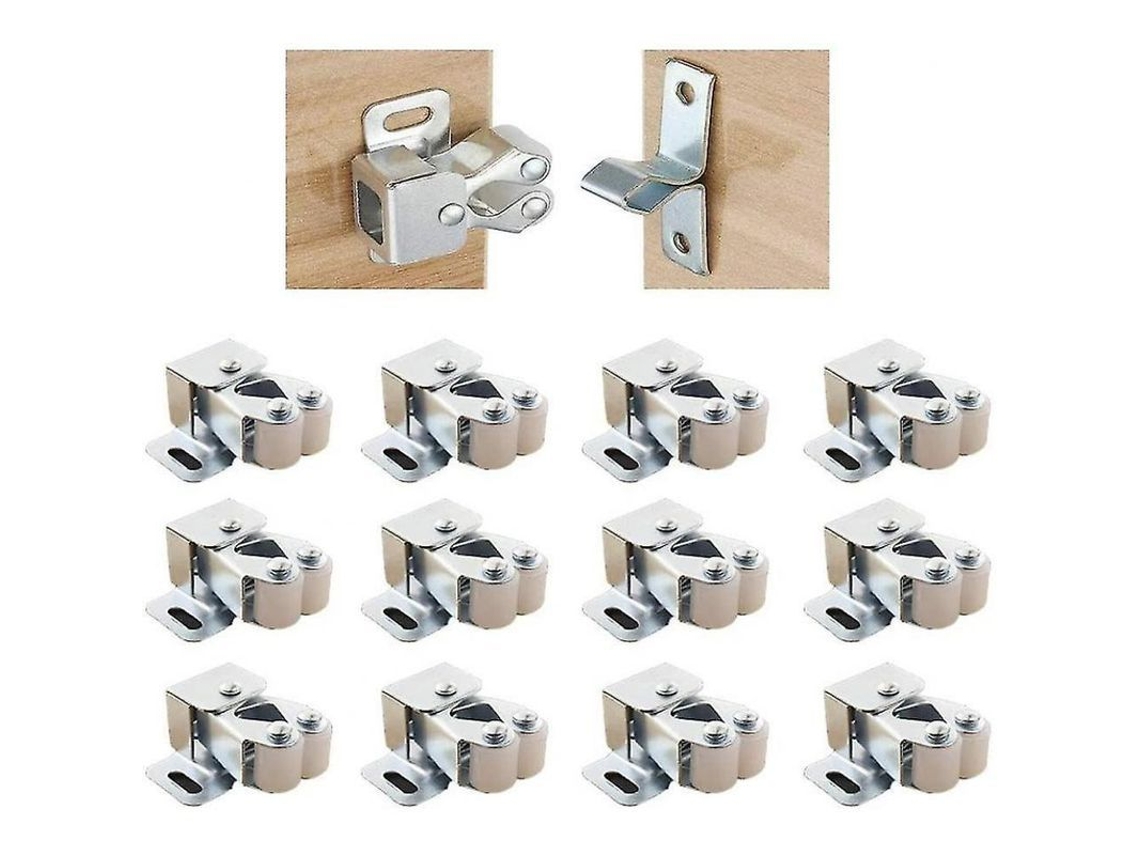 12 Fechaduras De Porta De Armário De Aço Inoxidável Com Parafusos Para Cozinha, Armários E Gavetas
