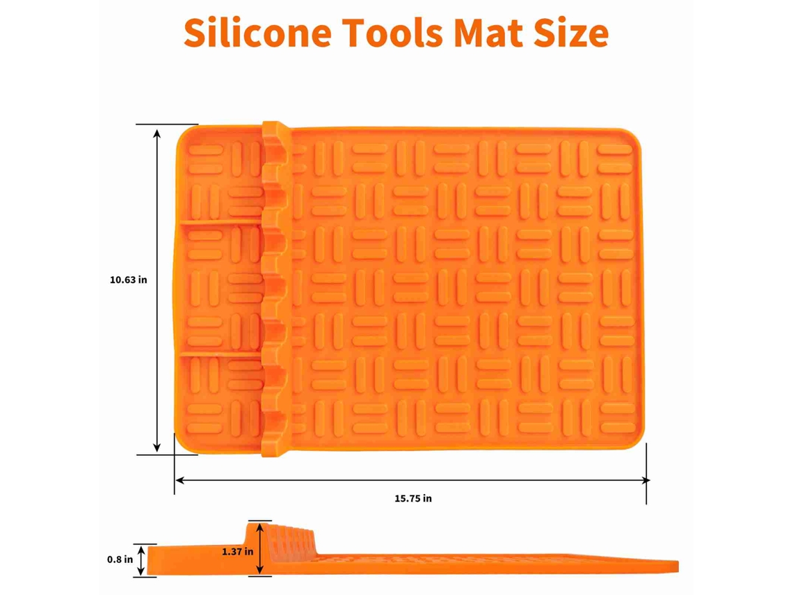 Tapetes Silicone Anti-calor Para Parrilla Laranja