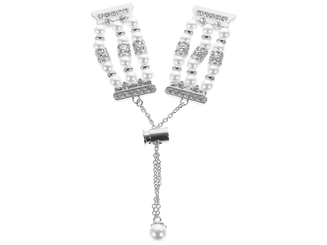 Pulseira De Metal Para Relógio Feminino, Ideal Para Natal E Aniversário Olysi Shop (1 Par)