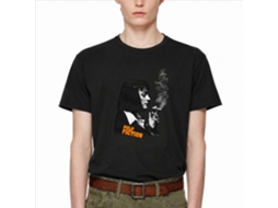 Rockinstone Pulp Fiction Men's T-shirt Mia Side Profile Tee - Black Size:xl