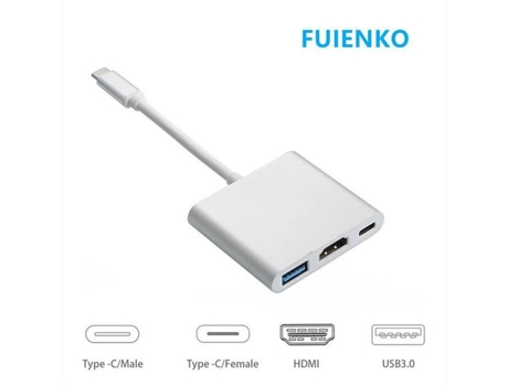Adaptador Usb 3.0 Tipo C Usb C Para Hdmi Fuienko