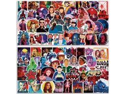 100 Adesivos De Grafite Decorativos Stranger Things 4
