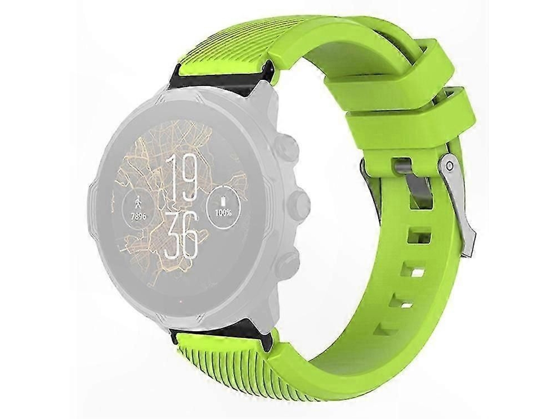 Pulseira De Silicone Com Textura Sarjada De 24 Mm Para Rastreadores De Fitness E Smartwatches.