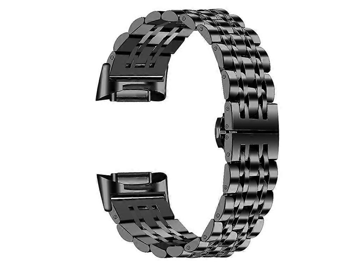 Pulseira De Substituição Respirável De Aço Inoxidável Com 7 Esferas Compatível Com Fitbit Charge 5 Olysi Shop