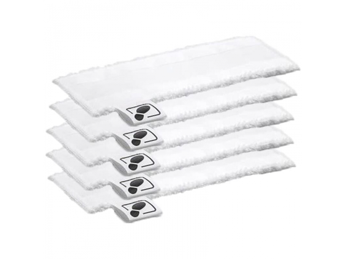 Pacote com 5 Panos de Microfibra para Limpador a Vapor Easy Fix Sc2 Sc3 Sc4 Sc5 BRILVIBERA